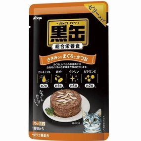 15% OFF: Aixia Kuro-Can Tuna & Skipjack With Chicken Grain-Free Adult Pouch Cat Food 70g x 12