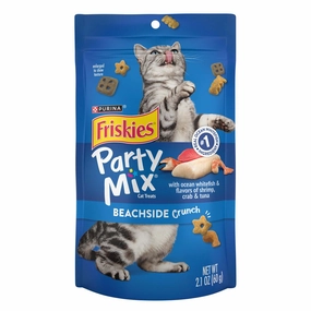 15% OFF: Friskies Party Mix Beachside Crunch Cat Treats 60g
