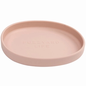 15% OFF: FuzzYard Life Silicone Dish Cat Bowl (Soft Blush)