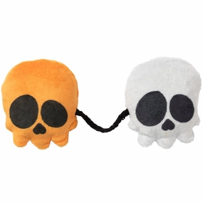15% OFF: FuzzYard Meowloween Scully & Sully Skeleton String Cat Toy
