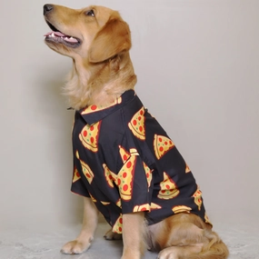15buttons Pizza Party Shirt for Dogs