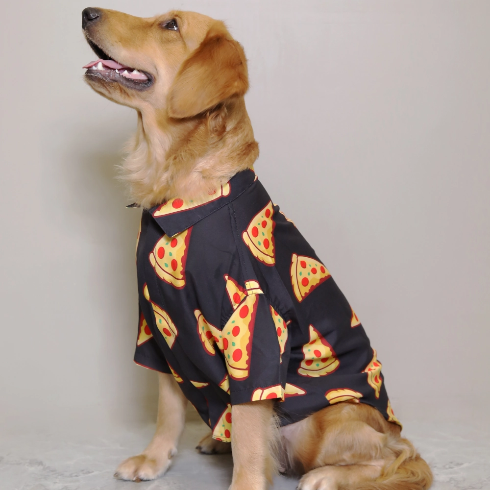 15buttons Pizza Party Shirt for Dogs
