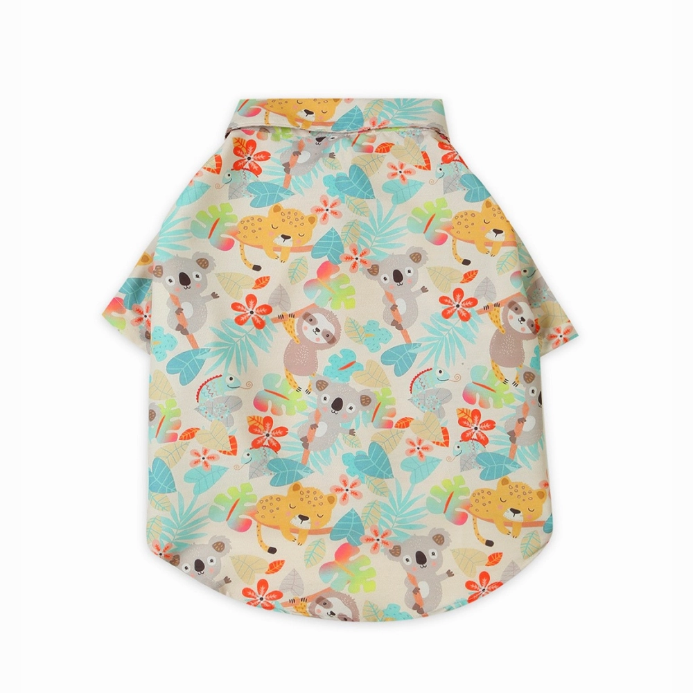15buttons Tropical Koala Shirt for Dogs