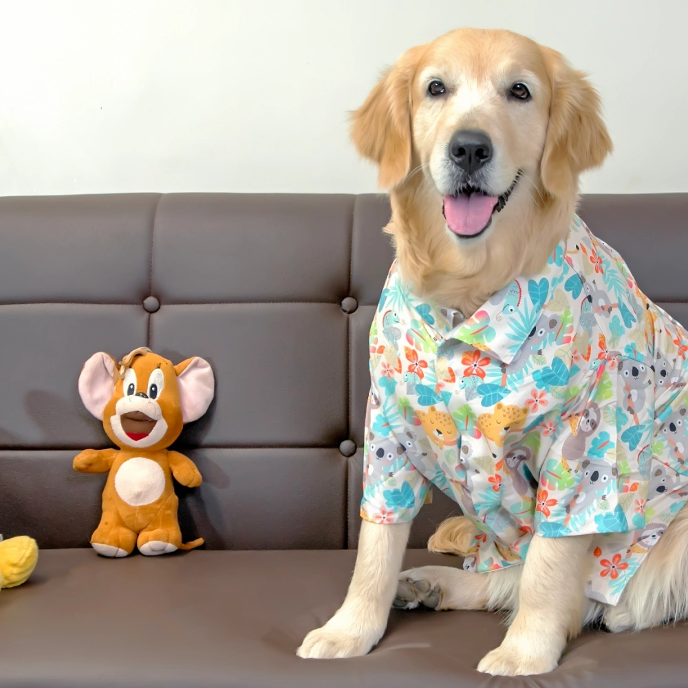 15buttons Tropical Koala Shirt for Dogs