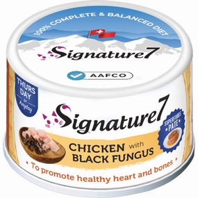 18% OFF: Signature7 Chicken With Black Fungus Pate (Thurs) Canned Cat Food 80g
