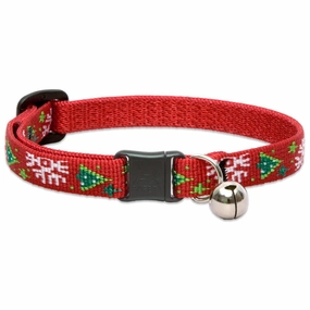 1/2" Lupine Christmas Cheer Cat Collar with Bell, 8"