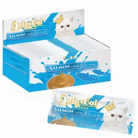 20 FOR $13: Aatas Cat Creme De La Creme Salmon Liquid Cat Treat 16gx20 (1box)