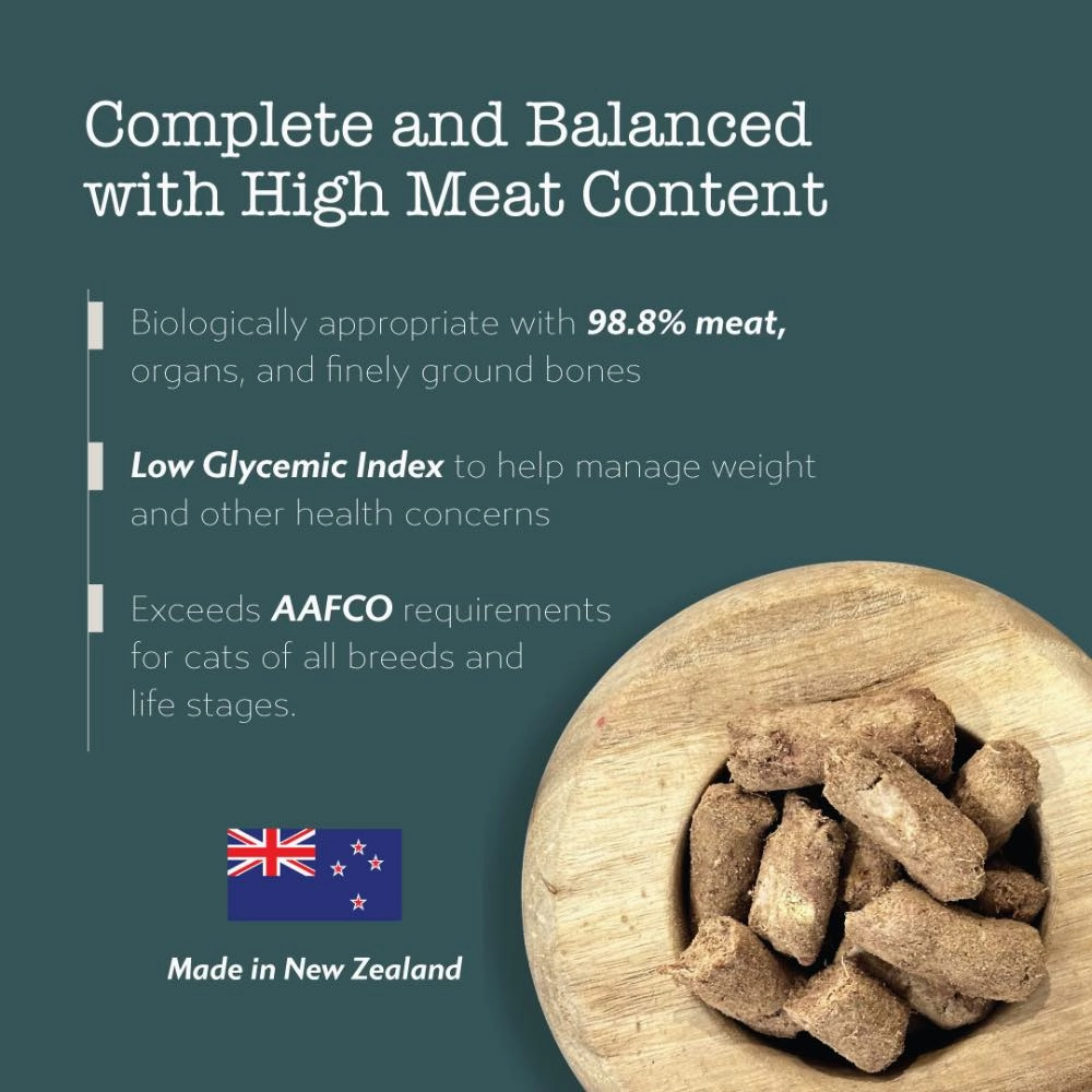 20% OFF: Boneve Mackerel & Lamb Joint & Muscle Support Grain-Free Freeze-Dried Raw Cat Food