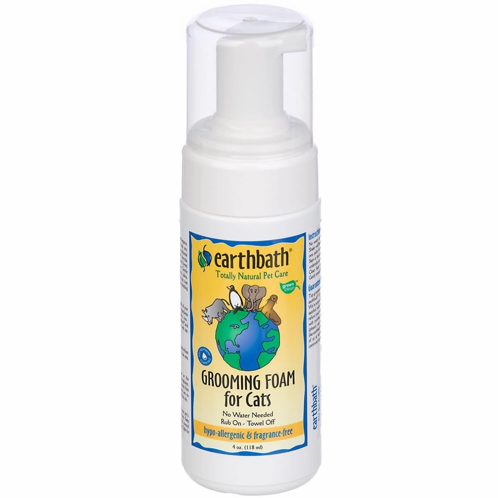 20% OFF: EarthBath Hypo-Allergenic Grooming Foam for Cats 118ml