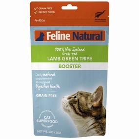 20% OFF: Feline Natural Lamb Green Tripe Booster Freeze Dried Cat Food 57g