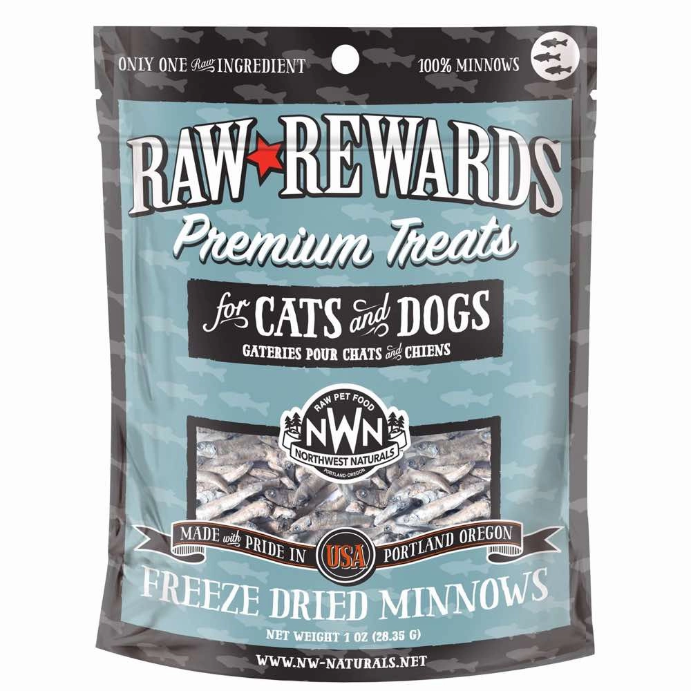 20% OFF: Northwest Naturals Raw Rewards Minnows Freeze-Dried Dog & Cat Treats 1oz