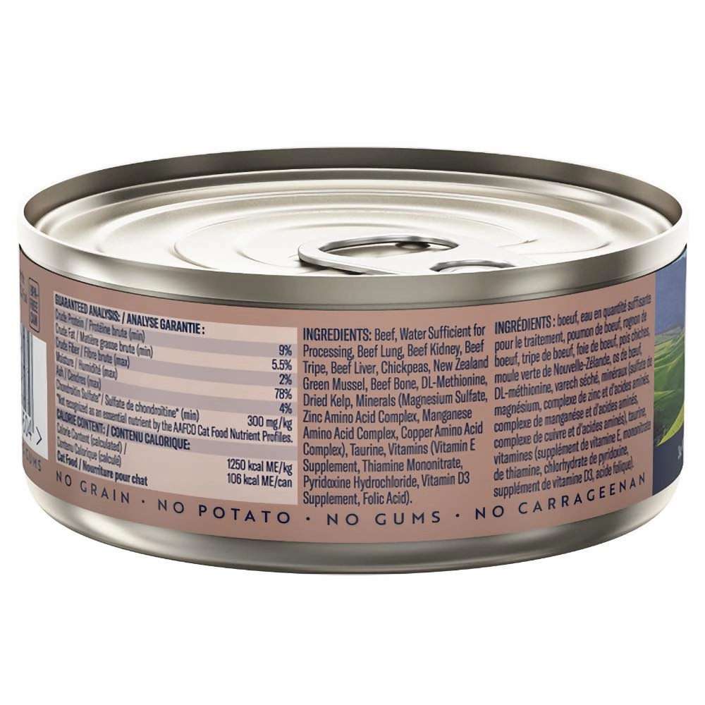 20% OFF: Ziwi Peak Beef Grain-Free Canned Cat Food 85g