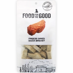 25% OFF: Food For The Good Duck Breast Freeze-Dried Treats For Cats & Dogs 70g