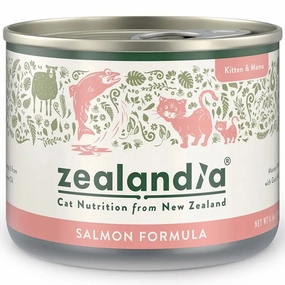 25% OFF: Zealandia Salmon Grain-Free Kitten Canned Cat Food 185g