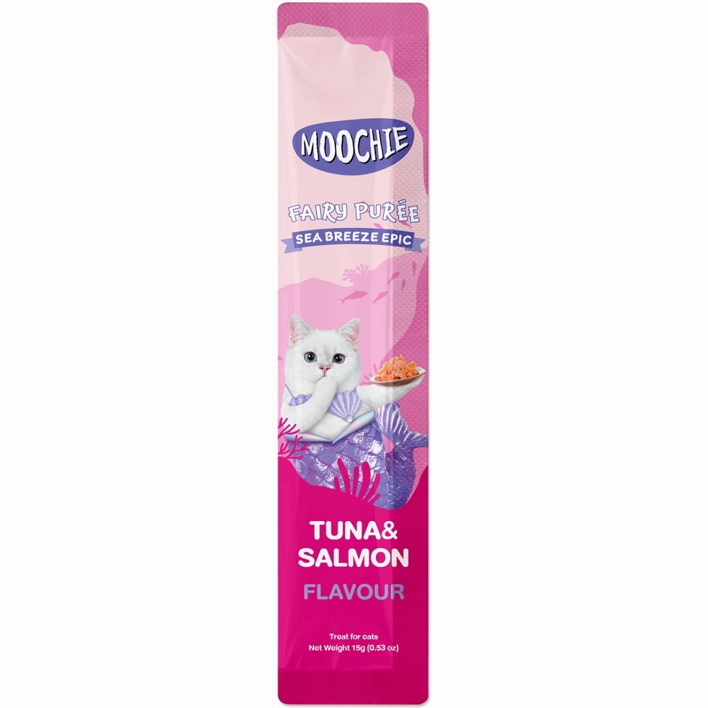 30% OFF: Moochie Fairy Puree Tuna & Salmon Liquid Cat Treats