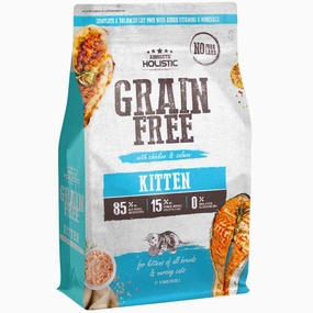 33% OFF: Absolute Holistic Kitten Chicken & Salmon Grain-Free Dry Cat Food