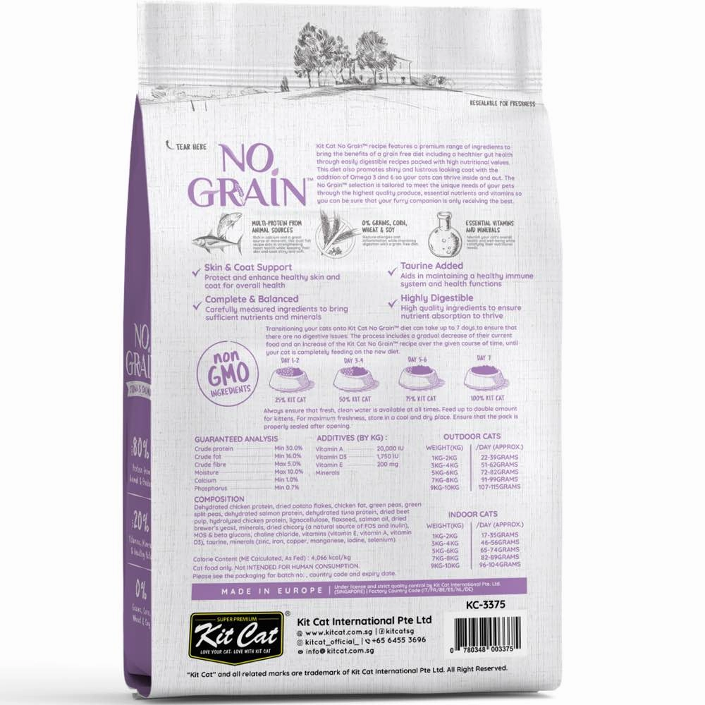 33% OFF: Kit Cat No Grain Tuna & Salmon Grain-Free Dry Cat Food