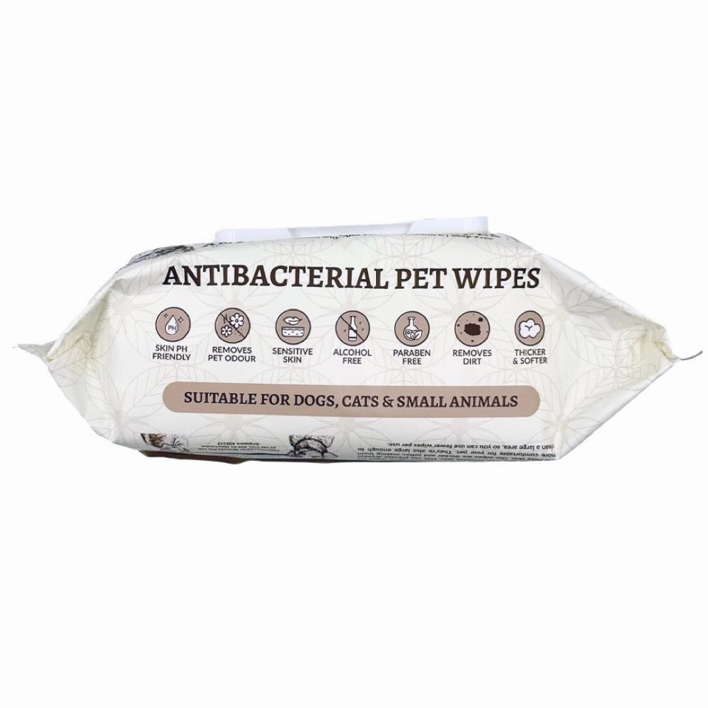 3 FOR $11.50: Care For The Good Antibacterial Pet Wipes For Cats & Dogs (Floral) 100pc