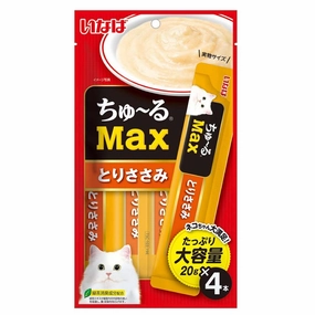 3 FOR $16.40: Ciao Churu Max Chicken Grain-Free Cat Treats 80g