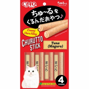 3 FOR $16.40: Ciao Churutto Tuna Maguro Liquid Cat Treats 28g
