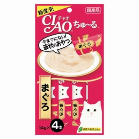 3 FOR $16: Ciao ChuRu Maguro Tuna Liquid Cat Treat 56g