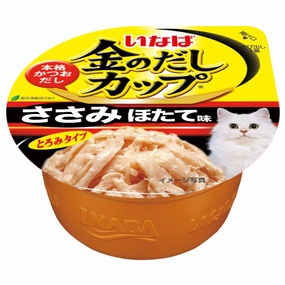 6 FOR $13: Ciao Kinnodashi Chicken Fillet In Gravy With Scallop Flavor Cup Cat Food 70g