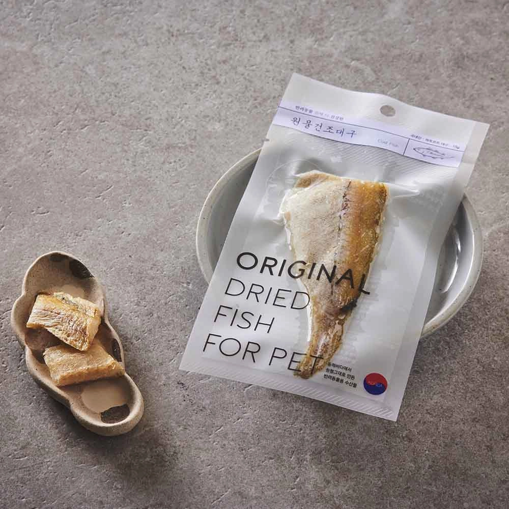 7 FOR $49.90: Eastsea Brother Codfish Grain-Free Half-Dried Treats For Cats & Dogs 15g