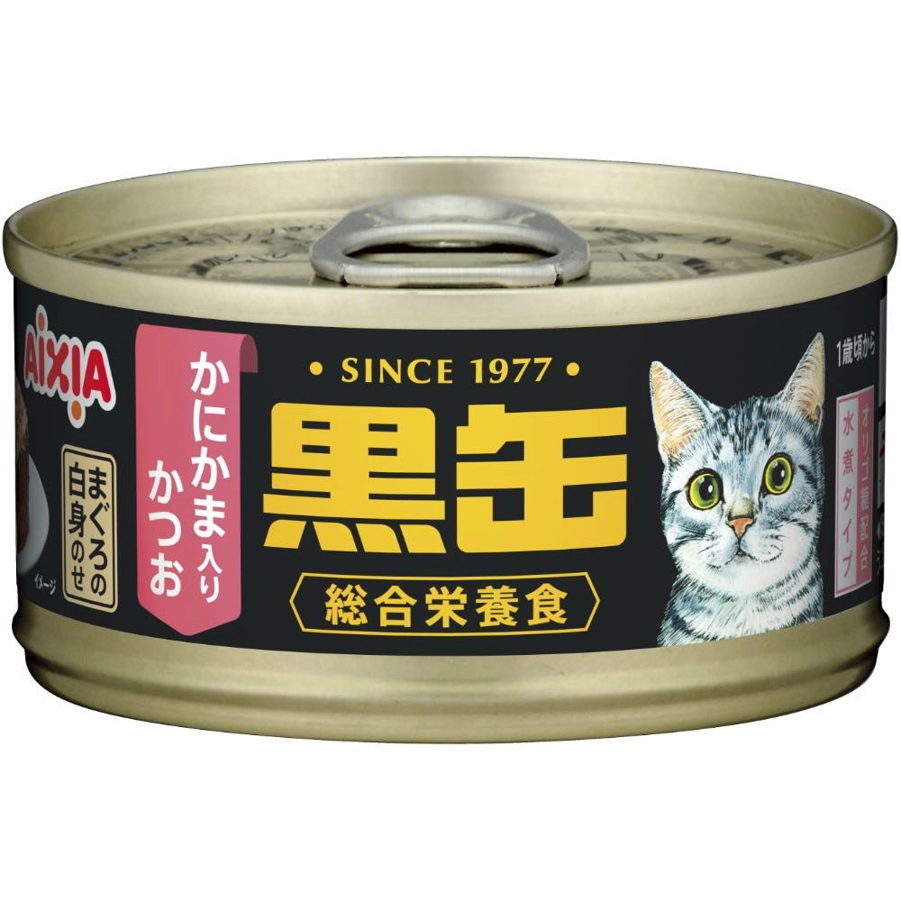 $10 OFF 24 cans: Aixia Kuro-Can Mini Tuna & Skipjack Tuna with Crabstick Canned Cat Food 80g x 24