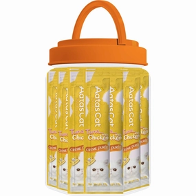 $10 OFF: Aatas Cat Creme Puree Tuna With Chicken Grain-Free Liquid Cat Treats 50pc