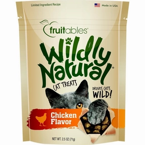 $1 OFF: Fruitables Wildly Natural Chicken Cat Treats 2.5oz