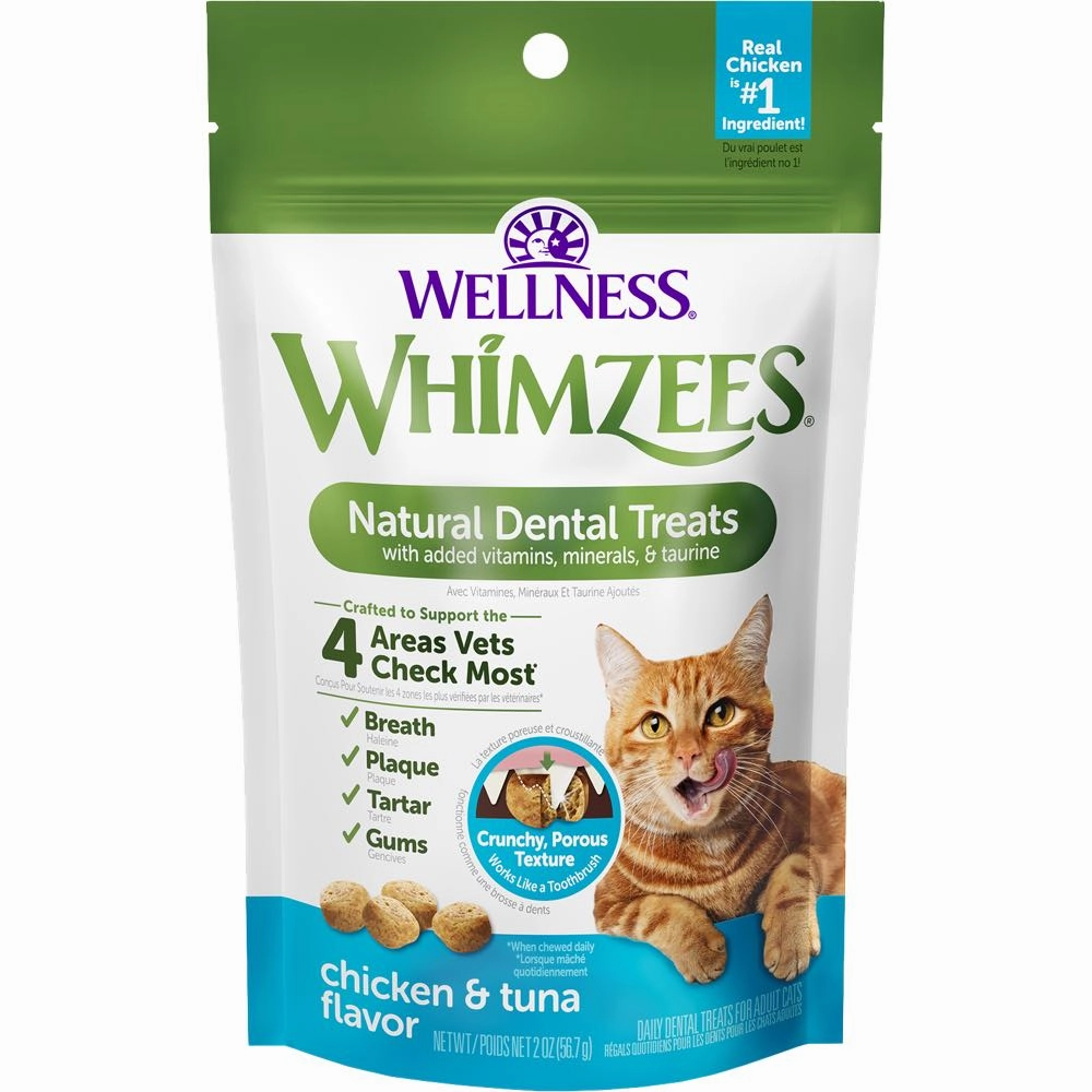$1 OFF: Whimzees Chicken & Tuna Flavour Dental Cat Treats