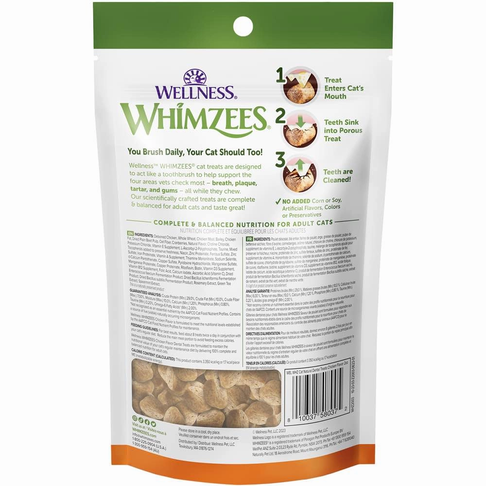 $1 OFF: Whimzees Chicken Flavour Dental Cat Treats