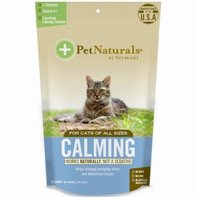 $3 OFF (Exp Sep 25): Pet Naturals of Vermont Calming For CATS 30 Chews