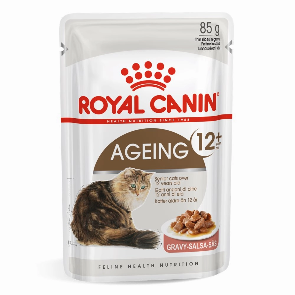 $9 OFF: Royal Canin Ageing 12  Senior Pouch Cat Food 85g x12