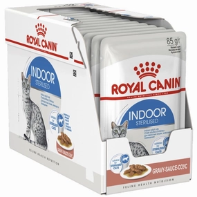 $9 OFF: Royal Canin Indoor in GRAVY Adult Pouch Cat Food 85g x 12