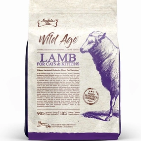 'BUNDLE DEAL/50% OFF 12lb(Exp 13Sep) FREE TREATS': Absolute Bites Wild Age Lamb Dry Cat Food