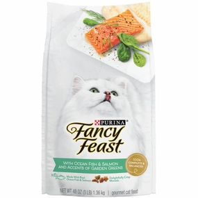 'BUNDLE DEAL': Fancy Feast with Ocean Fish & Salmon Dry Cat Food