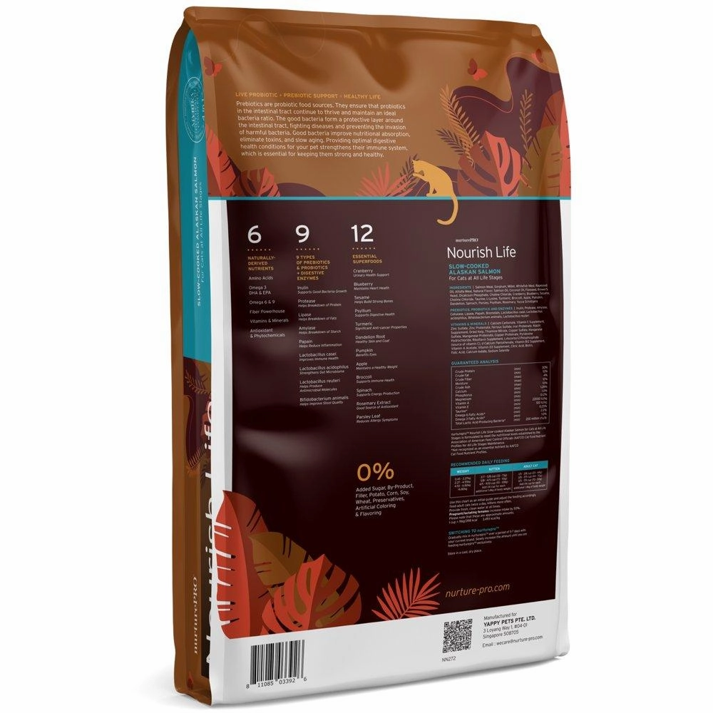 'BUNDLE DEAL': Nurture Pro Nourish Life Alaskan Salmon Indoor Kitten & Adult Formula Dry Cat Food