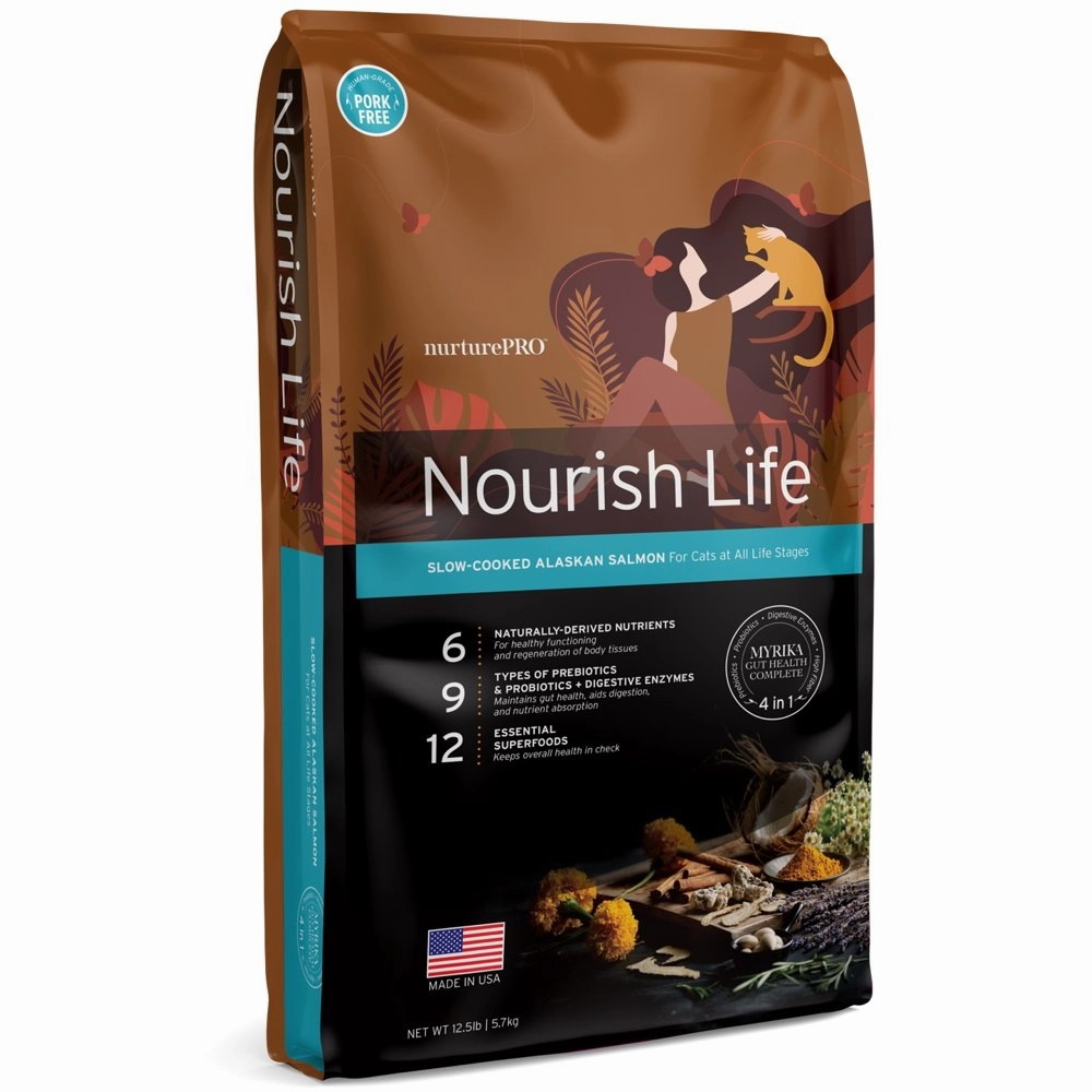 'BUNDLE DEAL': Nurture Pro Nourish Life Alaskan Salmon Indoor Kitten & Adult Formula Dry Cat Food