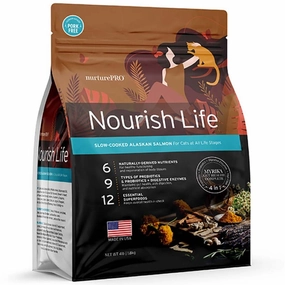 'BUNDLE DEAL': Nurture Pro Nourish Life Alaskan Salmon Indoor Kitten & Adult Formula Dry Cat Food
