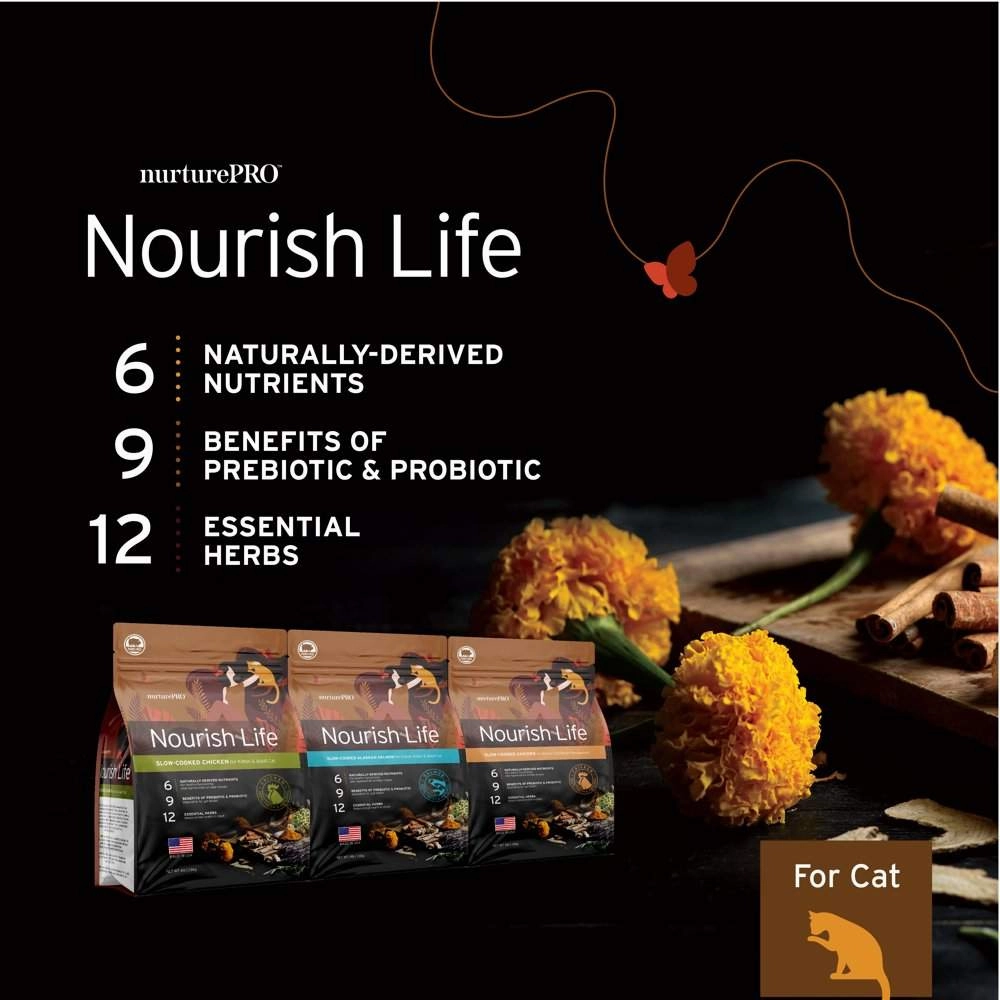 'BUNDLE DEAL': Nurture Pro Nourish Life Chicken Mature 7  Formula Dry Cat Food