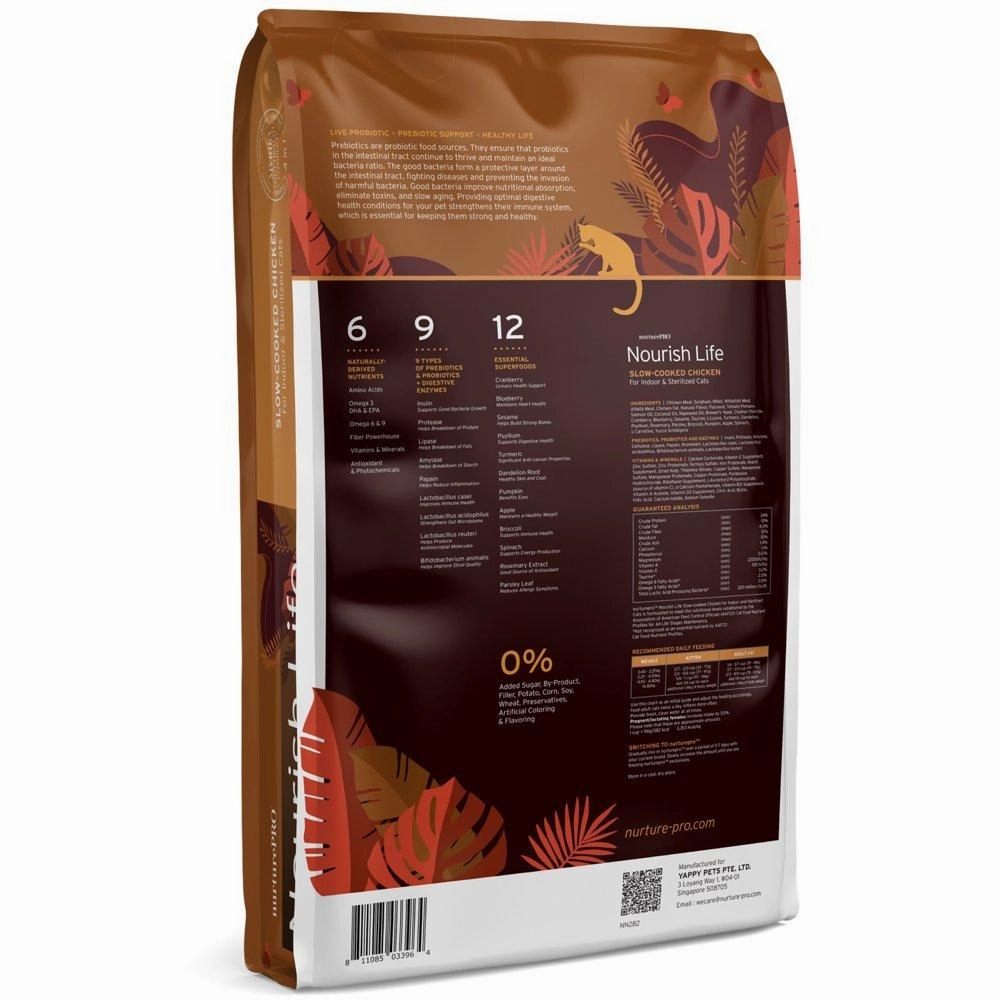 'BUNDLE DEAL': Nurture Pro Nourish Life Chicken Mature 7  Formula Dry Cat Food