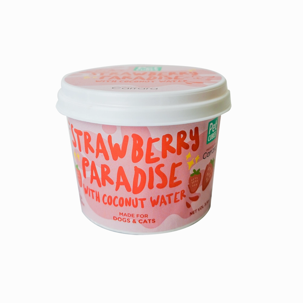 *FROZEN* PetCubes Dogs & Cats Icecream Strawberry Paradise 3.5oz ( NOT FOR DELIVERY )
