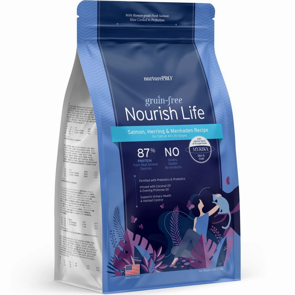 'TRIAL SPECIAL $5 OFF': Nurture Pro Nourish Life Grain-Free Dry Cat Food 0.5lb