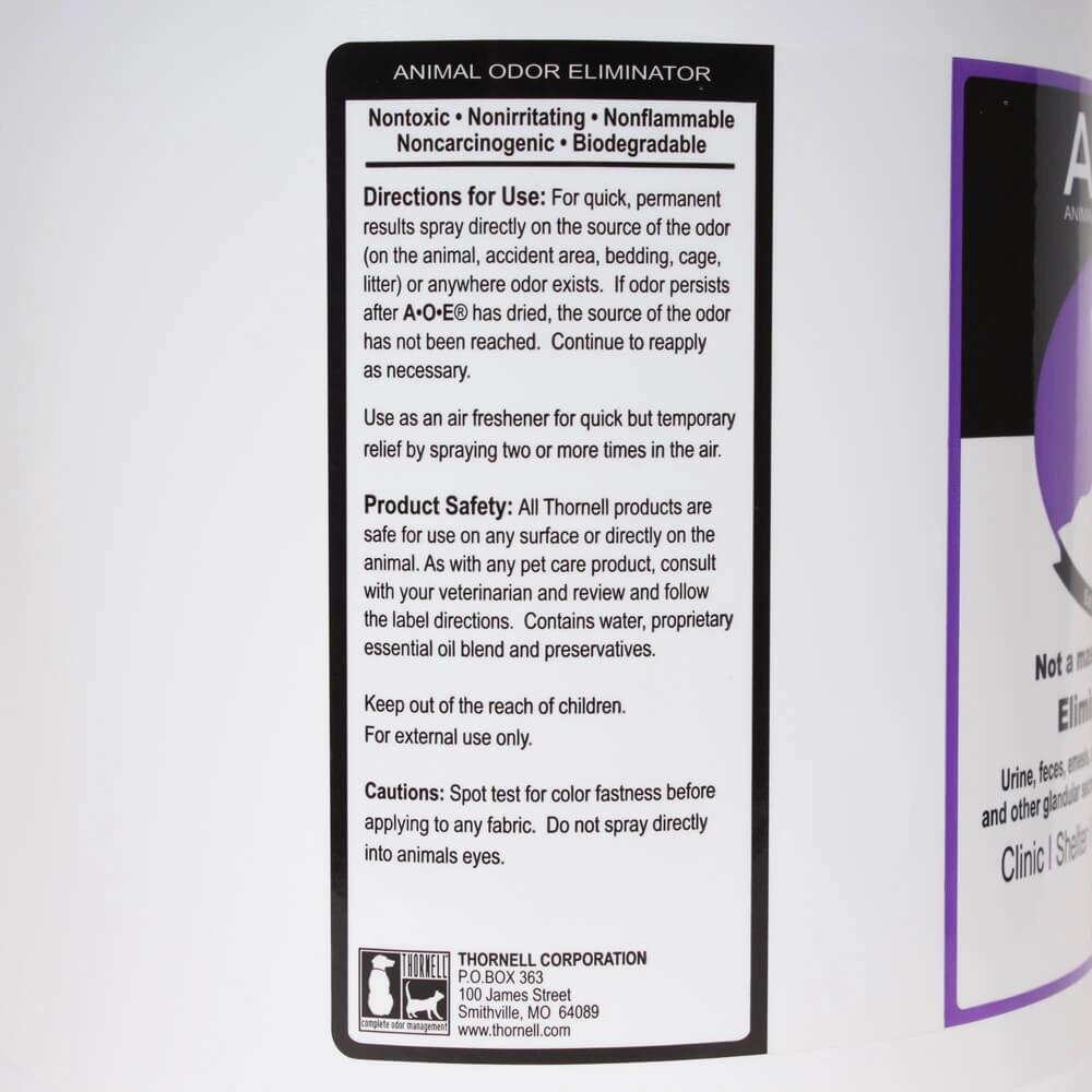 A.O.E. Animal Odor Eliminator