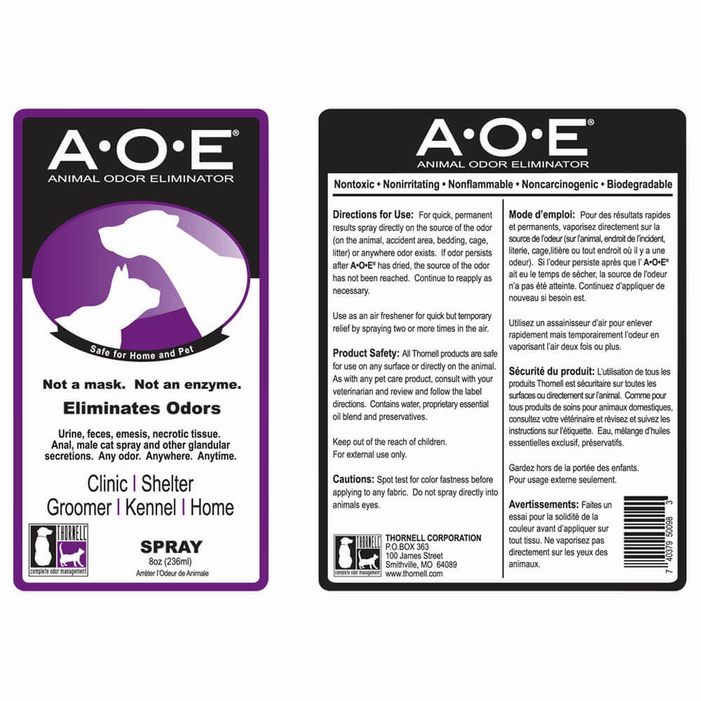 A.O.E. Animal Odor Eliminator