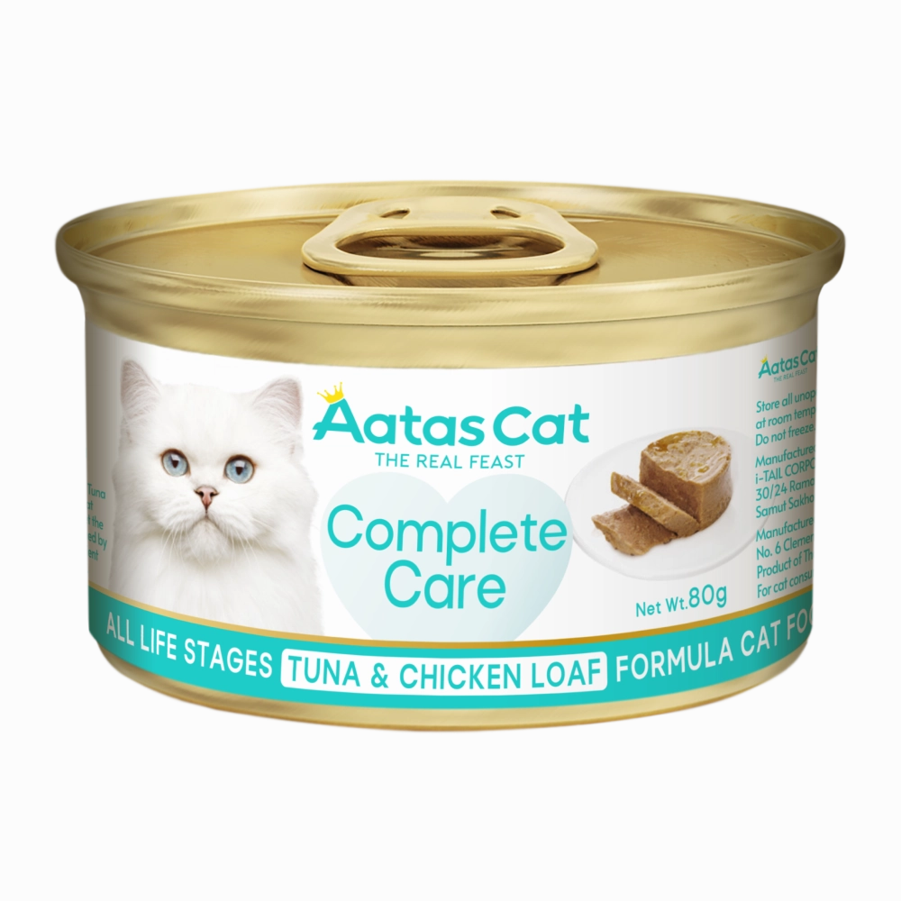 Aatas Cat Complete Care Tuna & Chicken Loaf 80g