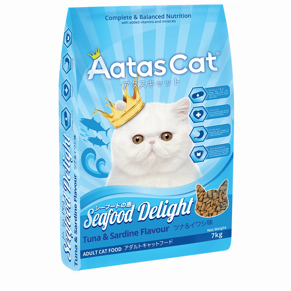 Aatas Cat Seafood Delight - Tuna & Sardine 7kg