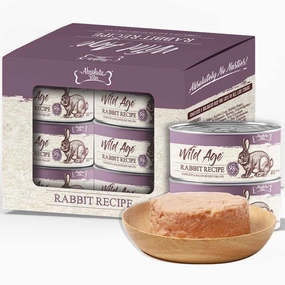 Absolute Bites Wild Age Rabbit Complete & Balanced Diet Canned Cat Food 80g - Box of 6