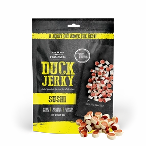 Absolute Holistic Dog Treats Duck Jerky Sushi 100g